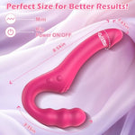 Womens Sex Toys Strapon Dildo - Strapless Strap On G Spot Realistic Dildo Vibrator For Clitoral Anal Stimulation With 10 Intense Vibration & Remote Control, Female Couples Adult Sex Toys & Games