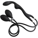 Inflatable Double Headed Steel Balls With Soft Silicone Anal Plugs For Men And Women'S Fun Inflatable Toys
