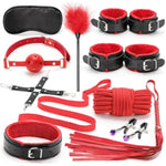 31Pcs Bdsm Restraints Kit Sex Toy, Anal Plug Handcuff Mouth Gag Spanking Paddle Bondage Bed, Sm Adult Games Cosplay Toys For Couples Men Women