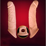 New 3019R Soft Texture Sleeve Extender Sheath For Men Male Enhancement Extension Sleeve (Flesh-Colored/Rr)