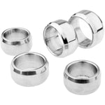 Stainless Steel Male Penis Cock Ring Thick Metal Cock Penis Ring For Enhance Male Long-Lasting Erection Ability Sex Toy(30Mm)