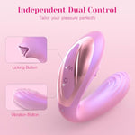 Clitoral Licking G Spot Vibrator, Remote Control Adult Toys For Women Couple Play, Vibrating Sex Toy For Double Stimulation With 7 Licking & 10 Vibration Patterns