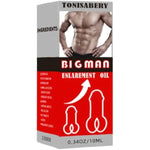 Bigman Men'S Herbal Massage Oil - Natural Botanical Blend For Skin & Comfort, 10Ml