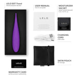 Dot Travel Female Petite Clitoral Vibrator, Mini With Figure-8 Motion, Discreet With 8 Pleasure Settings, Purple