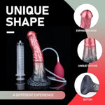 Squirting Dildo Silicone Horse Dildo With Suction Cup, Fantasy Dildo Silicone Adult Toys For Men And Women