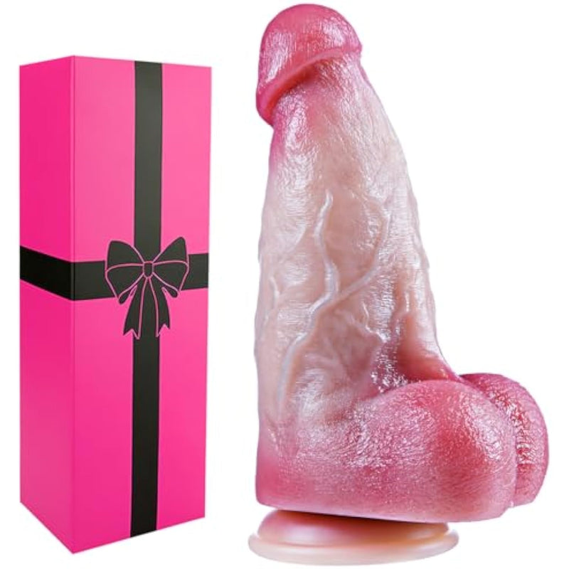 3 Inch Diameter Extra Large Huge Thick Dildo Adult Sex Toy For Women, Soft Silicone Realistic Giant Big Dildo With Suction Cup, Extra Wide Fat Xxl Shower G-Spot-Dildo Anal Toy For Men Gay Couples