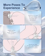 Realistic G Spot Dildo Sex Toys - 7.3'' Body-Safe Silicone Flexible Clear Dildo Adult Toys with Strong Suction Cup,Realistic Balls,Waterproof Small Anal Dildos for Women Men Beginners Couples