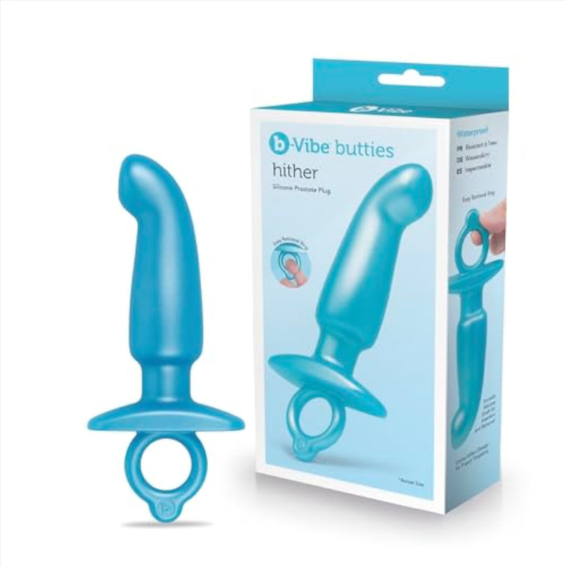 Tapered Silicone Anal Plug for Prostate Stimulation and Deep Pleasure
