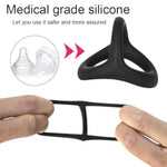 Silicone Adjustable Cock Rings for Enhanced Erection and Pleasure
