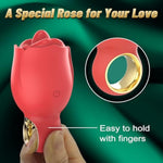 Vibrator Adult Sex Toys For Woman - Rose Sex Toy With 360° Rotated Licking Tongue, Female Sex Toys With Handle, Adult Toys For Women With 8 Licking Modes, Nipple Toys Vibrators Clitoral Stimulator