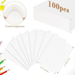 100 Pcs 5 x 7 Watercolor Paper, 140 lb 300 GSM Cold Press for Painting & Drawing