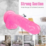 Small Realistic 6.1 Inch Cute Dildo,Adult Sex Toy With Suction Cup Dildo, Suitable For Beginner Women/Men/Gay With Thin And Slim Poke, Can Be Use For G-Spot And Anal