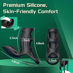 Penis Sleeve Vibrating Cock Ring With Clitoral & G Spot Dual Stimulator, App Control Penis Ring Extender Vibrator With 10 * 10 Vibration Modes, Cock Sleeve Couples Kinky Adult Sex Toys For Men