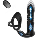 Anal Vibrators Prostate Massager With Cockring, Male Sex Toy With 3 * 10 Vibrating Modes,Buttplugs Prostate Massager Remote Vibrator