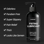 Anal Sex Lube, Water Based Fisting Gel Cum-Like Lube for Enhanced Comfort and Smooth Experience, Long Lasting Back Door Sexual Lubricant for Men, Women and Gay