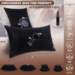 Inflatable Sex Position Pillow Suction Cup Dildo Mount For Coupe Sex Women G Spot Position Cushion, Portable Dildo Pillow For Sex Body Positioners With Hole Love Position Aid For Adults Couples(Black)