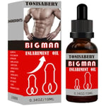Bigman Men'S Herbal Massage Oil - Natural Botanical Blend For Skin & Comfort, 10Ml
