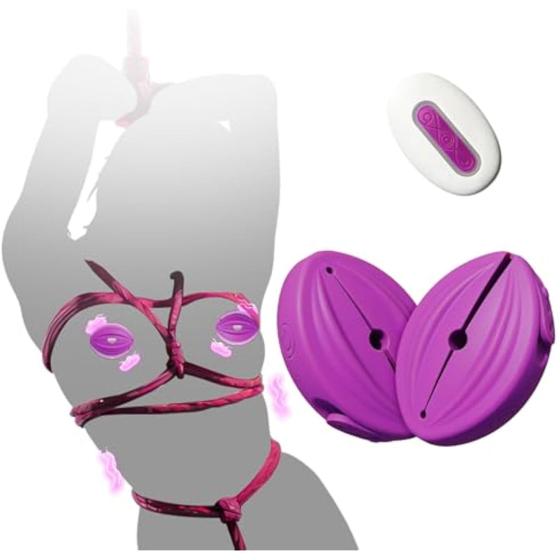 Bdsm Toys Vibrating Nipple Clamps, Sex Toy Pleasure Women Nipple Toys For Couples, Adult Sex Toys & Games, Remote Control Lightweight Wearable Vibrator With 10 Modes