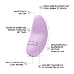 Lily 3 Mini Vibrator For Women Discreet Vibrator Mini Bullet Vibrator With 10 Pleasure Settings Waterproof Vibrator Design, Calm Lavender