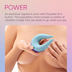 Volea Fluttering Tip Clitoral Vibrator For Women - Premium Soft Silicone Clitoral Stimulator Sex Toy With 10 Modes - 100% Waterproof, Usb Rechargeable Adult Sex Toys For Solo Play Or Couples (Blue)