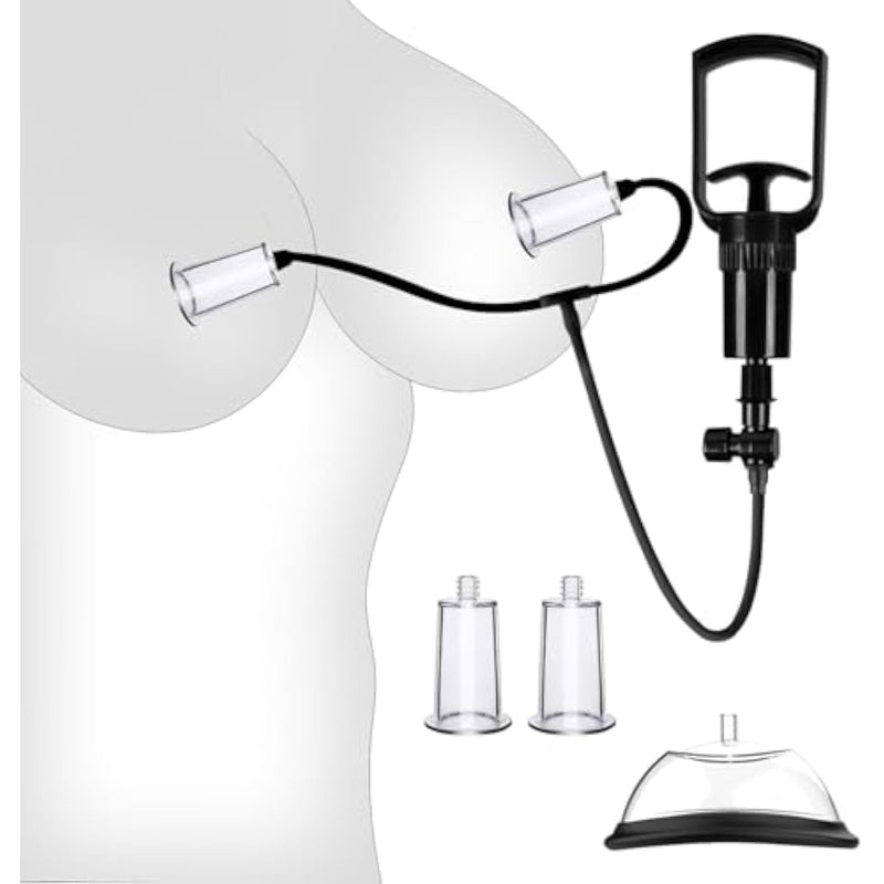 Pussy Pump Adult Toys For Women, 3Pcs Manual Vagina Pump Clitoral Pump Sex Enhancer Women Sex Toy To Heighten Sensitivity, Bdsm Nipple Sucker Sex Toys Pumps & Enlargers, Adult Sex Toys For Couples