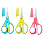 Left Handed Kids Blunt Craft Scissors 5 Inch 3 Pack Safety Scissors for School Use
