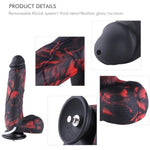 8.3” Squirting Dildo, App Controlled Lubricant Applicator, 6.35” Insertable Length Cumming Sex Toys, Ejaculating Dildo With Kliclok System