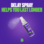 Trojan Extended Pleasure Delay Spray for Men, 2.0 fl oz.