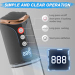 Electric Penis Enlargement Vacuum Pump, Rechargeable Automatic High Vacuum Sex Machine,8 Suction Modes And Counting Mode,For Stronger And Harder Penis Erection Device With Pocket Cat