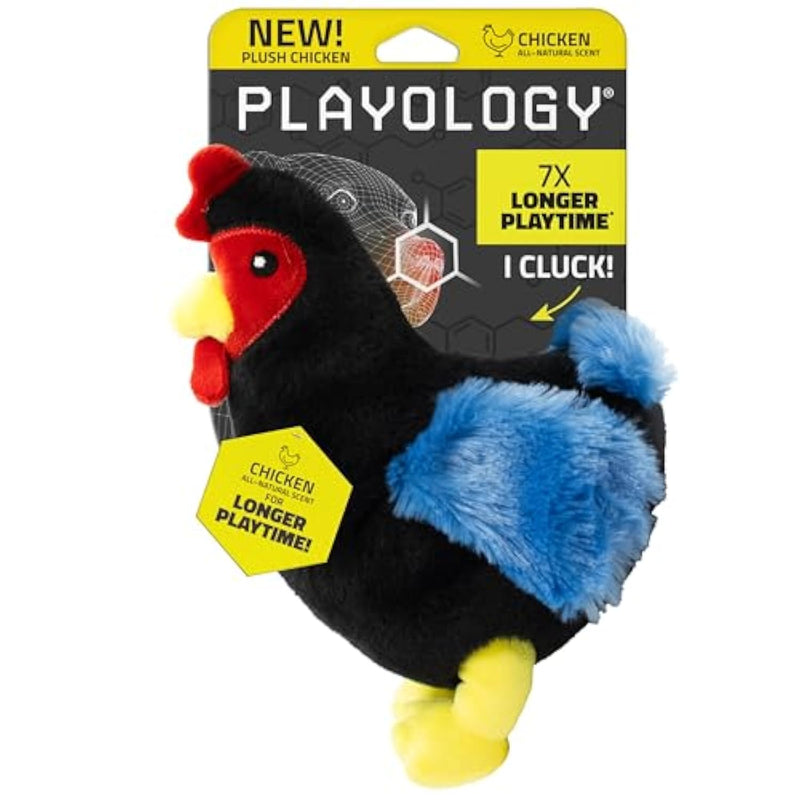 Dog Toys | Plush Toy Hen Stuffed Animal For Dogs | Medium Chicken Scented Toy - Easy To Clean And Made From Non Toxic Materials