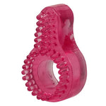 Noduled Pink Super Stretch Stimulator Sleeve for Enhanced Erection