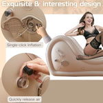 Sex Furniture Sofa Pillow With Automatic Air Pump, Bdsm Sex Toys Inflatable Cushion For Couple Sexual Position Support Multifunctional Ramps