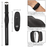 Lock N Play Wristband Remote Panty Teaser- Waterproof Silicone Sex Toys For Couples - 12 Vibe Function Adult Remote Vibe Massager - Black, 1Count