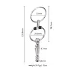 Hollow Urethral Dilator, Stainless Steel Urethral Plug Urethral Sounding Penis Plug With Double Cock Ring Sex Toy For Men