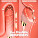 Thrusting Vibrator Dildo Adult Sex Toys - Powerful G Spot Vibrator Sex Toys With 10 Thrusting & 10 Vibrating Modes, Skin Friendly Nipple Anal Clitoral Stimulator For Female Women Couples Sex Toys