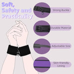 Bondage Handcuffs Sex Restraints Bdsm Sets Sex Toys Pu Leather Cuffs Adjustable Ankle Cuff Fetish Adult Sm Games For Women Men