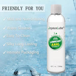 Water-Based Anal Lube 8Fl.Oz Desensitizing Anal Lubricant Long Lasting Smooth Slippery For Men Women Couples With Discreet Package