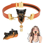 Leather Restraints Ball Mouth Plug,Dog Head Shape Adult Silicone Mouth Plug, Adjustable Sm Mouth Restraint Sex Toys For Adult Couples,Soft Silicone For Fetish Adult Play Bondage