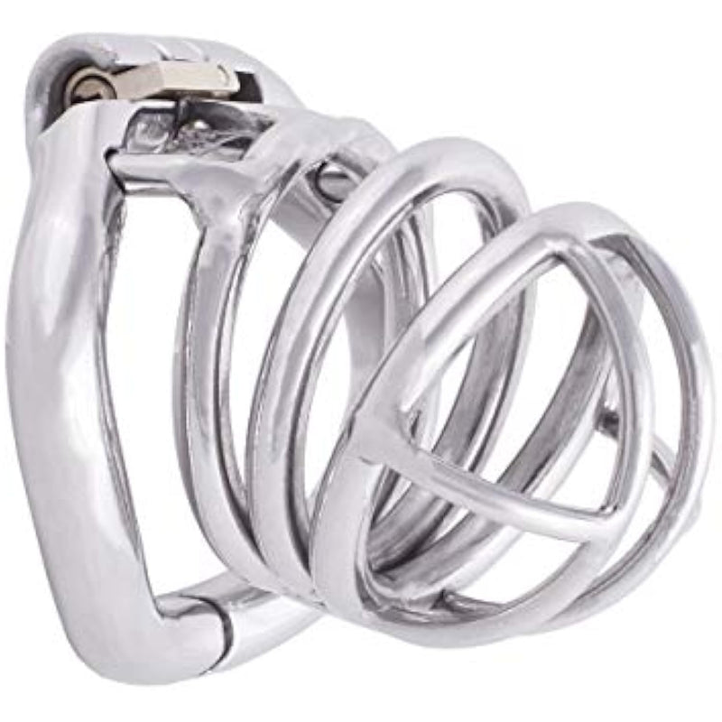Stainless Steel Male Chastity Device Ergonomic Design Male Adult Game Sex Toy K150 (50Mm/ L Size)