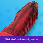 Pleasure Quest Monster Dildo | Thick Fantasy Fire Dragon Dildo With Strong Suction Cup | 7 Inch Big Girthy Anal Toy For Women, Men & Couples | Realistic G Spot Massager Adult Sex Toy
