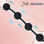 Sex Training Toy Pull Bead Silicone Anal Plug Sexy Gay Anal Plug Trainer L