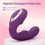 G Spot Vibrator, 3 In 1 Adult Sex Toys For Women With 3 X 3 X 7 Tapping & Pulsating Modes For Clitoral Nipple Anal Stimulation, Bendable Adult Toys Dildo For Women Couple (Cobra Ii)