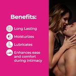 Premium Silicone-Based Anal Lubricant for Men and Women - Long Lasting, Condom Safe, Hypoallergenic