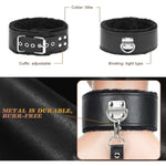 Bdsm Kit Sex Bondage Restraints Toys: Upgrade 11Pcs Sets With Adjustable Handcuffs Collar Ankle Cuff Blindfold Feather Tickler Adult Games Sex Toys For Men Women And Couples Foreplay Black