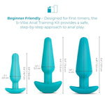 7-Piece Silicone Anal Training Kit for Adults - Blue