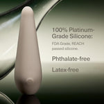 Vibe - Personal Massager, Cordless Clitoral Stimulator - Adult Toy For Solo Or Partnered Play - 100% Platinum-Grade Silicone Sexual Stimulation Device For Women, Men + Couples - 3 Speeds (Grey)