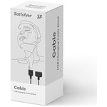 Satisfyer Usb Charging Cable, Compatible With Rechargeable Toys (Black)