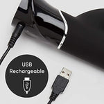 Fifty Shades of Grey Greedy Girl Rabbit Vibrator & Lovehoney Fresh Sex Toy & Body Wipes - Female Sex Toys Bundle