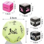 Positions Sex Game Sex Dice?Couple Toys For Couples Romantic Naughty Set Date Night Glow In The Dark Positon Dice For Anniversary Wedding Gift?5Pc?