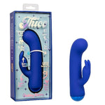 Thicc Chubby Bunny Silicone Massager with Dual Motor and Ultra-Thick Shaft